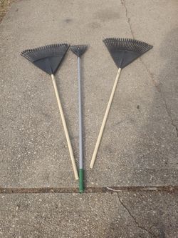 Price Is Firm.. Three Ames Leaf Rakes