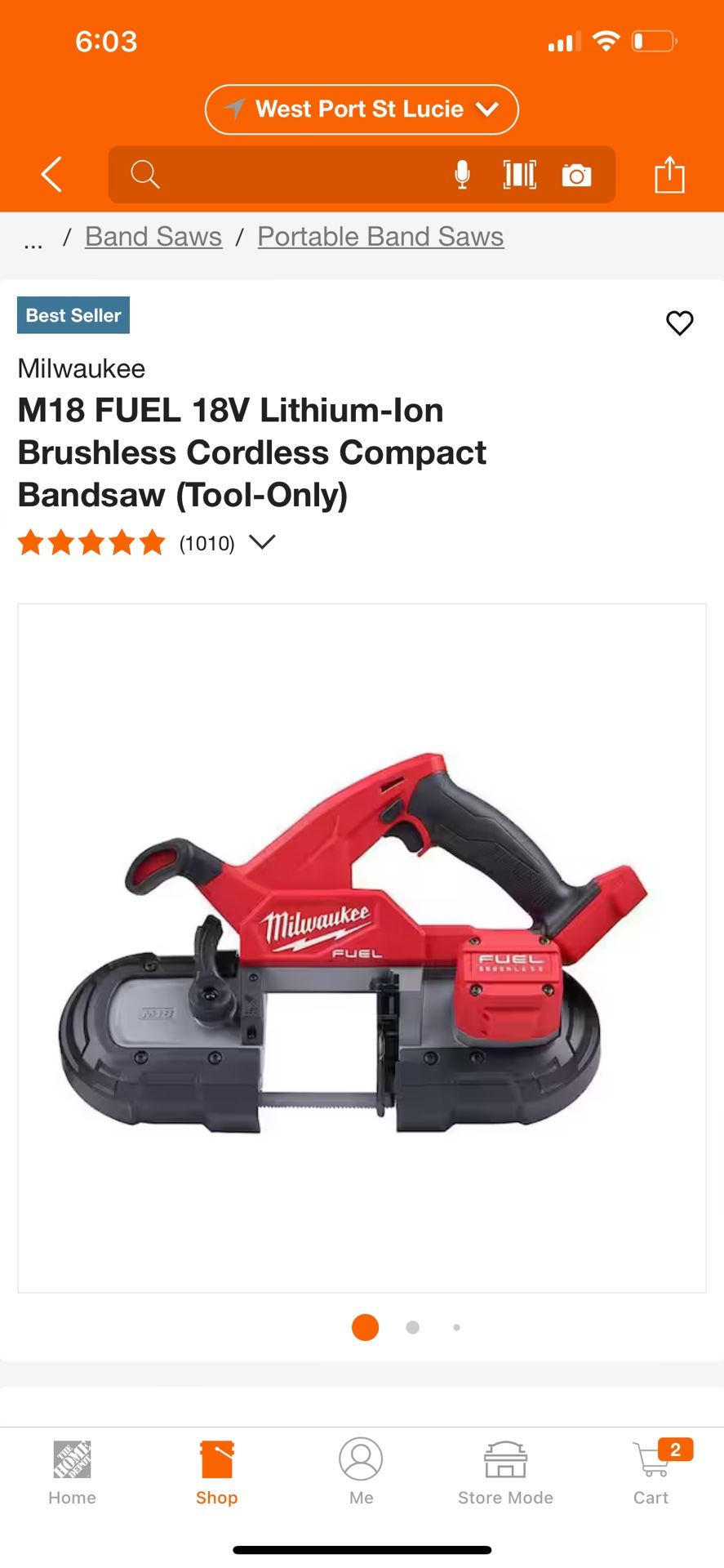 Milwaukee Fuel Compact Band Saw (Sierra De Cinta Compacta)