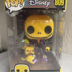 Funko Pop *large* Jack Skellington With Zero 