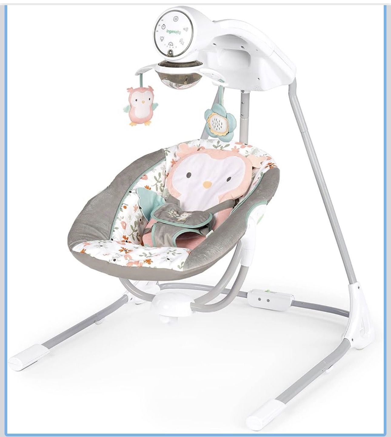 Ingenuity InLighten 5 Speed Baby Swing 