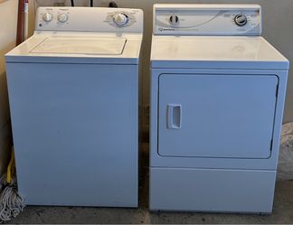 GE Washer and SpeedQueen Dryer