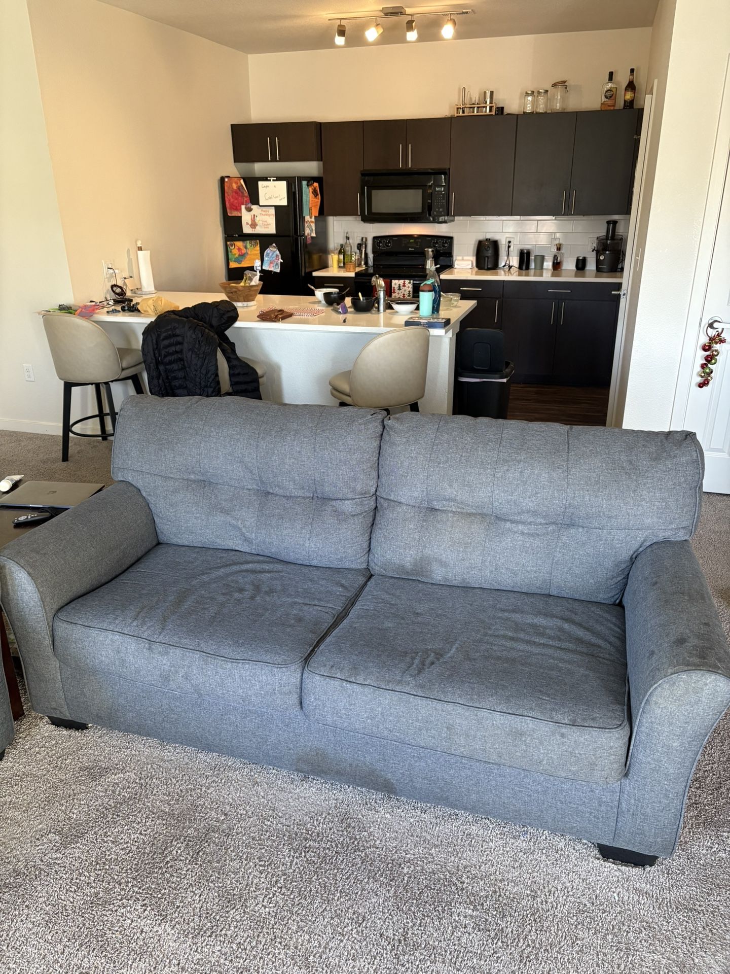 Two Couches and Side Table