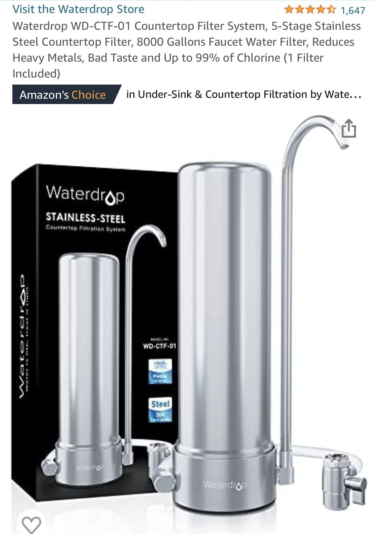 Waterdrop Filter System 