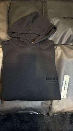Black Essentials Hoodie
