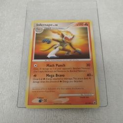 Perfect Mint Rare Old 2008 Pokemon - Infernape Card 22/100