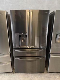 36” LG REFRIGERATOR FRIDGE REFRIGERADOR HELADERA GOOD CONDITION TESTING WARRANTY 4 MONTHS DELIVERY AVAILABLE