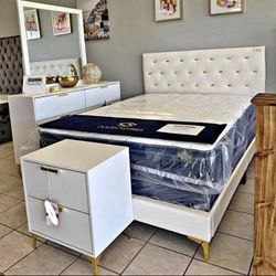 New 4pc Bedroom Set In Box Buy Now Pay Later $39 Down No Credit Needed 