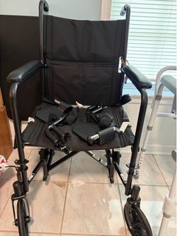 Medline transport wheelchair/light