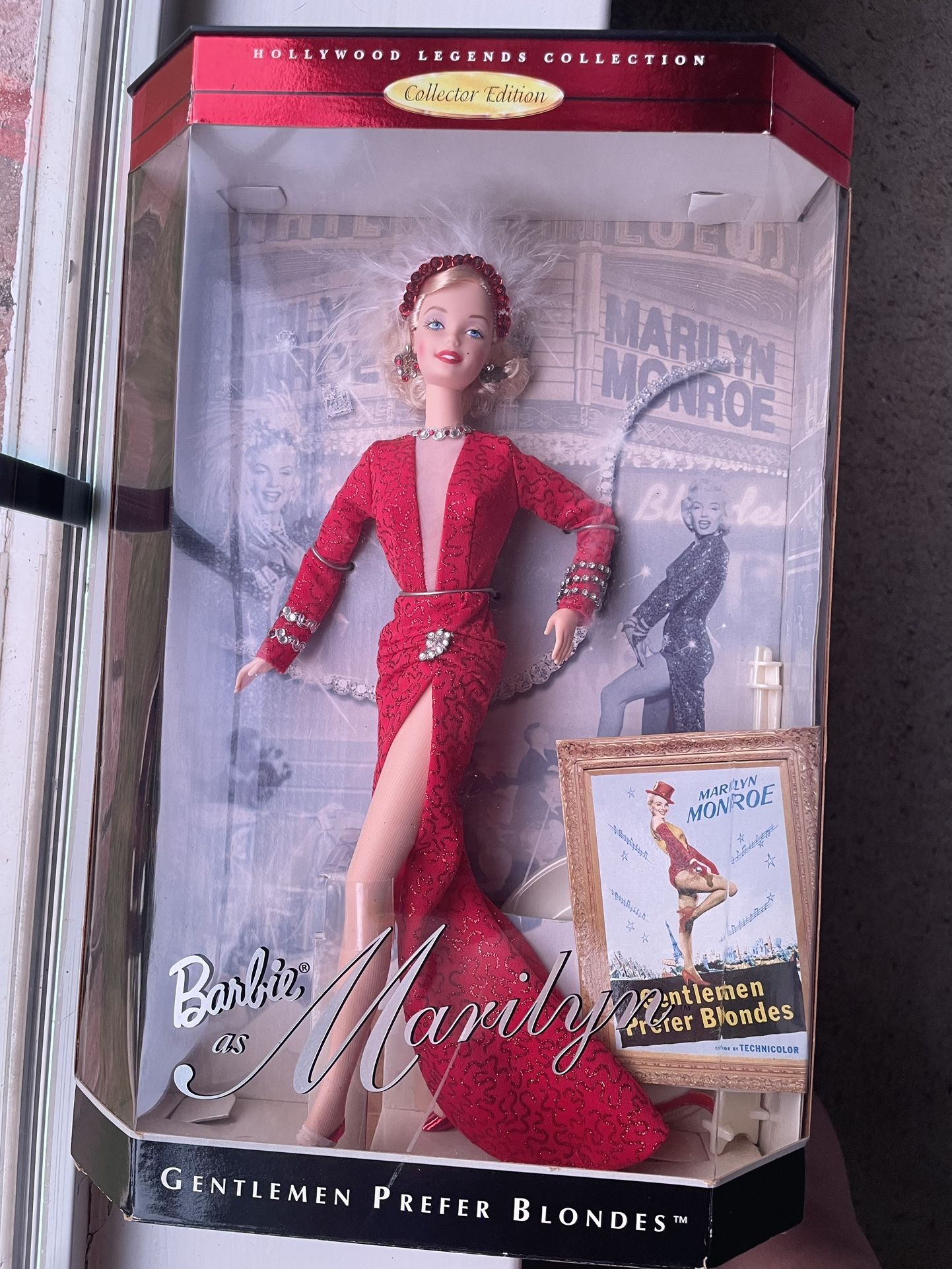 Barbie as Marilyn Monroe - Gentlemen Prefer Blondes Doll 1997 Mattel #17452