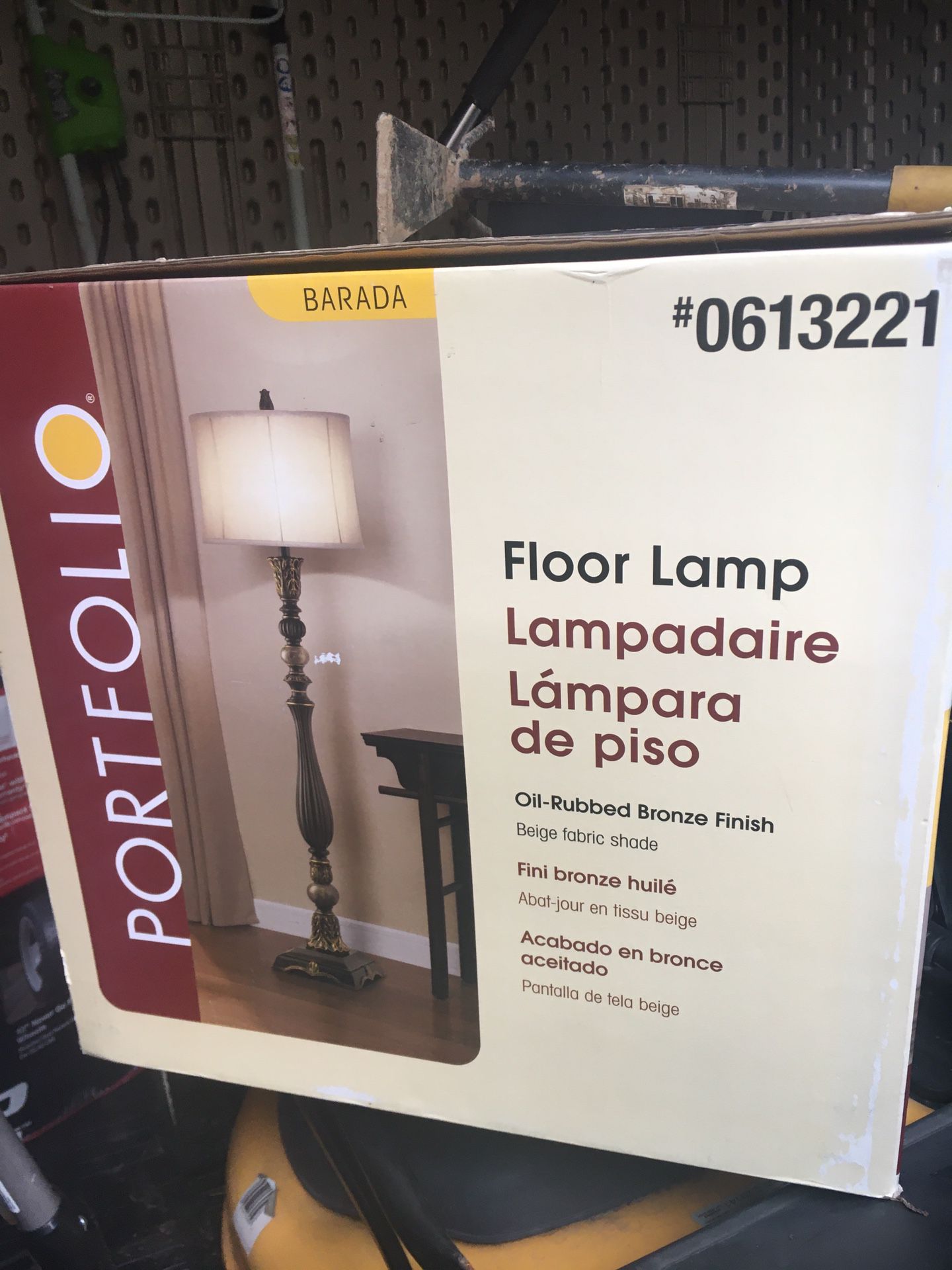 61” portfolio floor lamp NEW