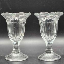 Anchor Hocking Tulip Ice Cream Sundae Bowl - 1970s Vintage