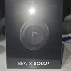 Beats Solo 3 Wireless Headphones Black NEW