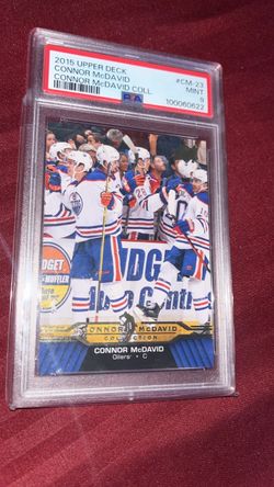 2015 Upper Deck Connor McDavid Collection #CM-23 PSA 9