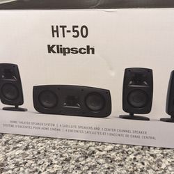 NIB Klipsch HT-50 Surround Sound Speakers