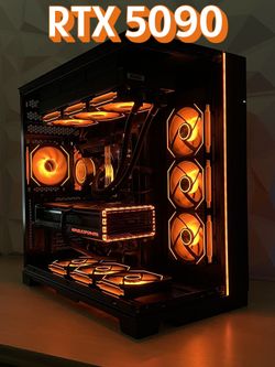 🦊 FOX  03 🦊 TOP HIGH END GAMING PC | DESKTOP | COMPUTER | RIG | AMD RYZEN 9-9950X3D  | NVIDIA RTX 5090 | 64 GB DDR5 RAM | 2 TB SSD | 360MM AIO.