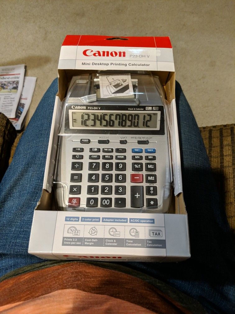 Canon desktop Printing Calculator