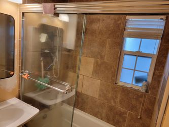 2 Sliding Glass Shower Doors