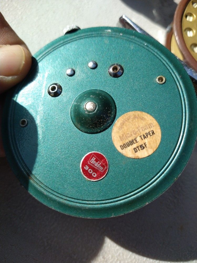 daisy heddon fishing reel Model 300 Fly Heddon 185 Convertible Spincast Reel