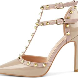 Ankle Strap Heels for Women Stilettos Pumps
