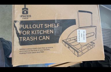 New pull out trash can rack