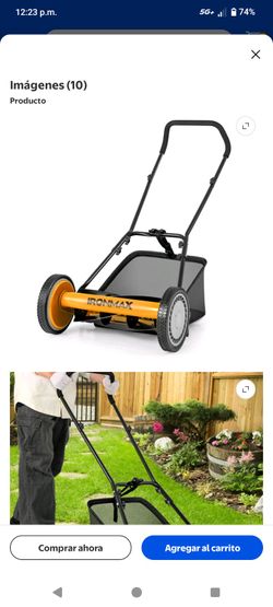 Ironmax Push Reel Lawn Mower with Grass Catcher  $120  obo