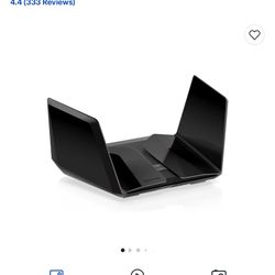 Title - NETGEAR - Nighthawk AXE11000 Tri-Band WiFi 6E Router - Black 