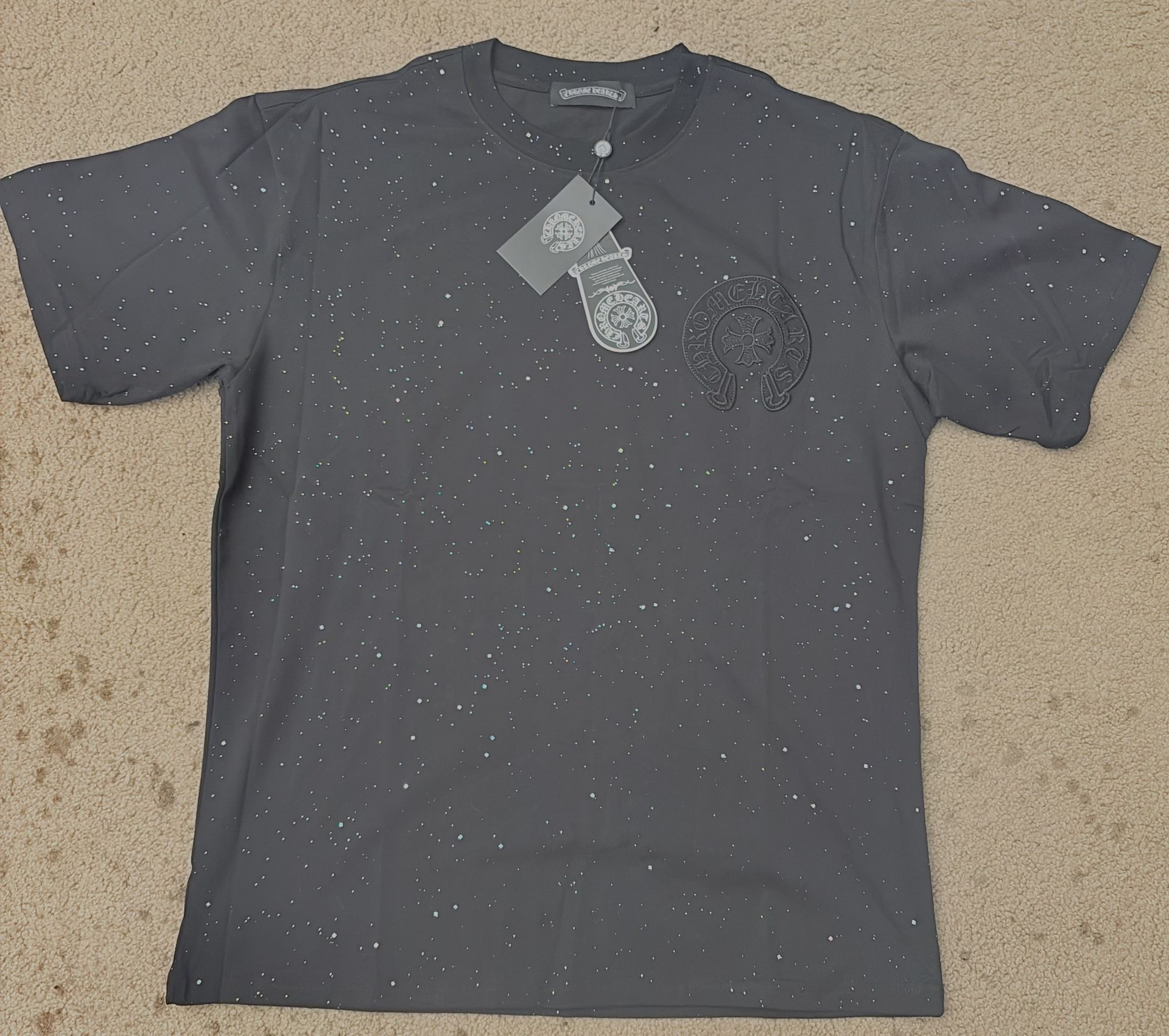 Chrome Hearts sparkly tee