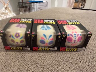 Authentic NeeDoh Sugar Skull Cats