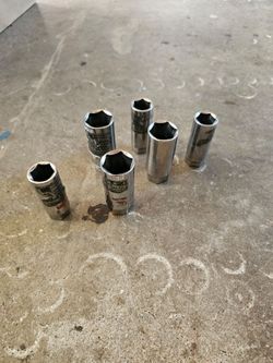Craftsman 3/8 Sparkplug Socketa 3x13/16 3x5/8