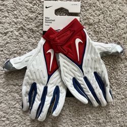 Nike Superbad Football Gloves USA Red/White/Blue 