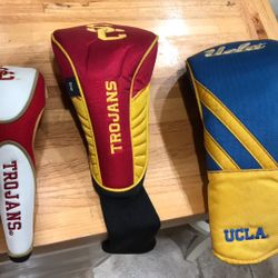 UCLA USC driver and Wood head covers $15 each