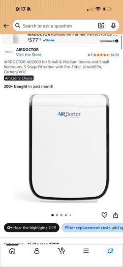 AirDoctor AD2000 Air Purifier