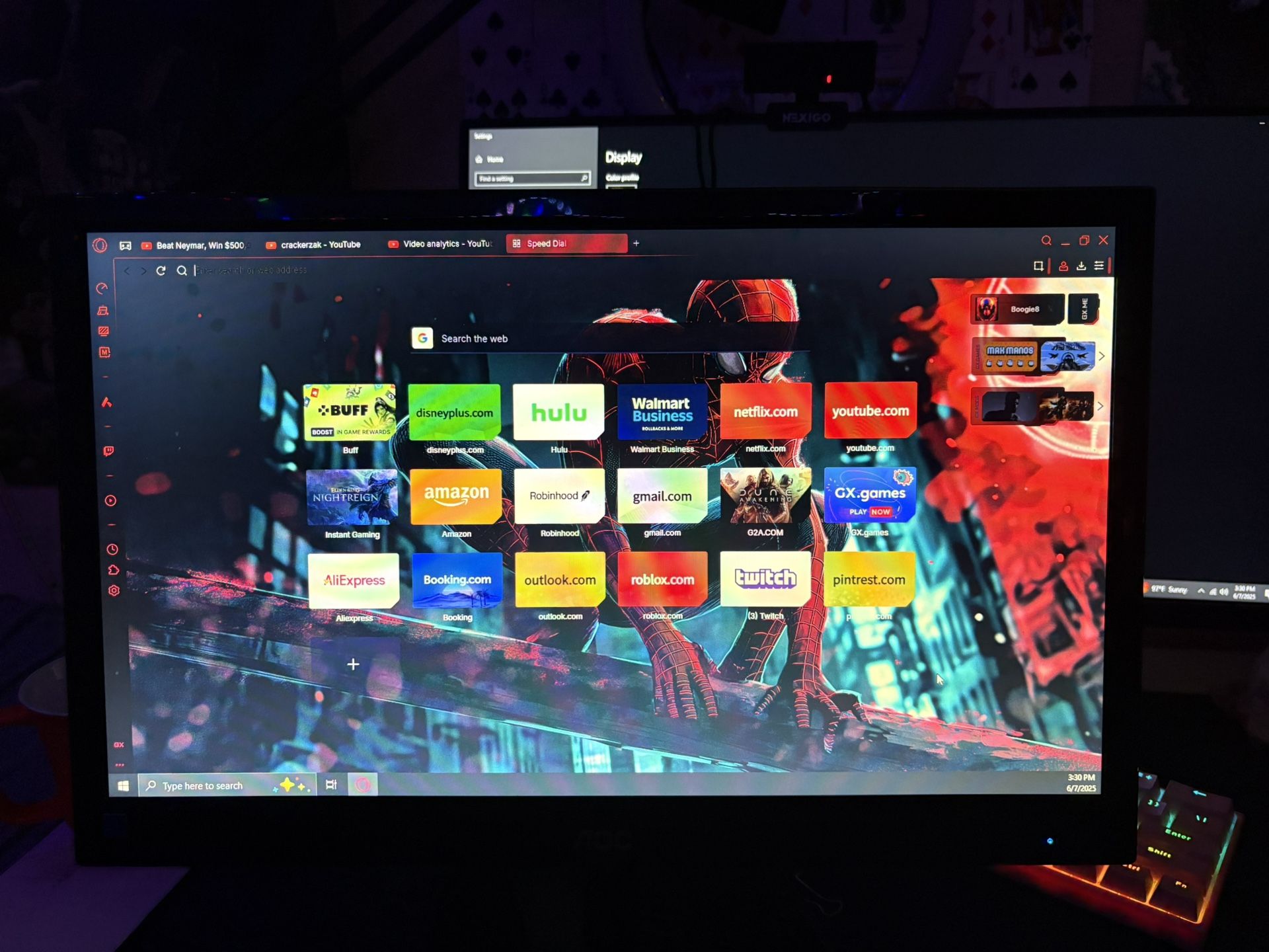 computer monitor