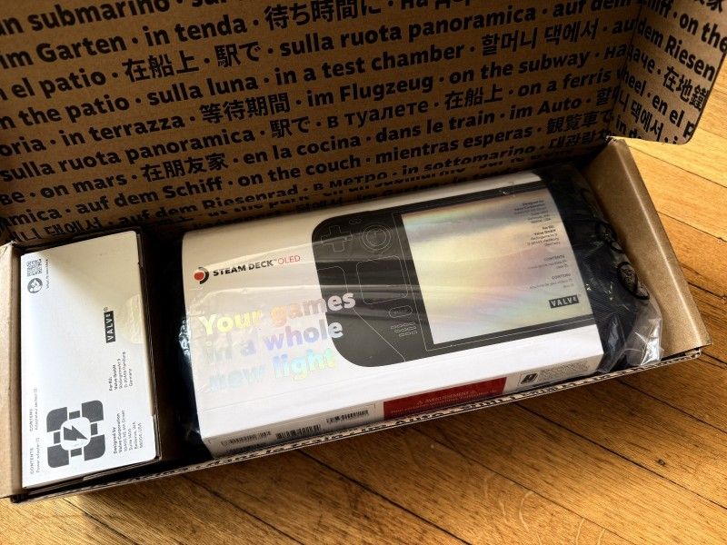 Valve Steam Deck OLED 512GB Black Handheld Console.