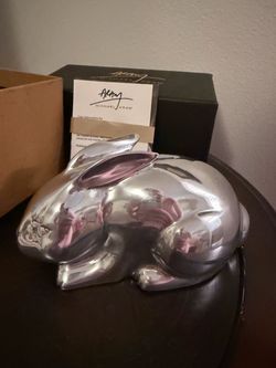 Michael aram rabbit bunny bank. New In Box with authenticity certificate