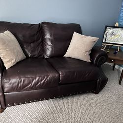 Leather Living Room Furniture Set