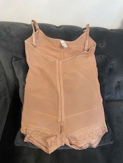 Nude Bodysuit Shaper with Lace Trim
