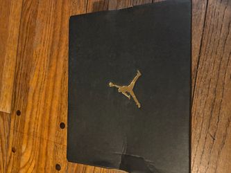 Air Jordan Shoe Box Black and Gold