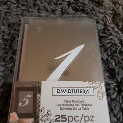 BRAND NEW - Table Numbers