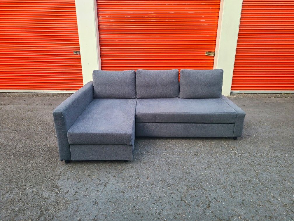 Grey Ikea Sectional Couch - Free Delivery