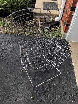 Replica harry bertoia metal chair
