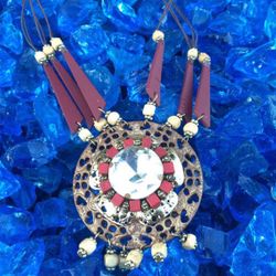 New wooden necklace and earrings