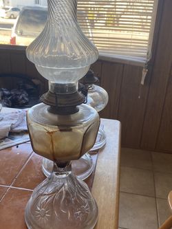 Antique Oil/kerosine Burning Lamps