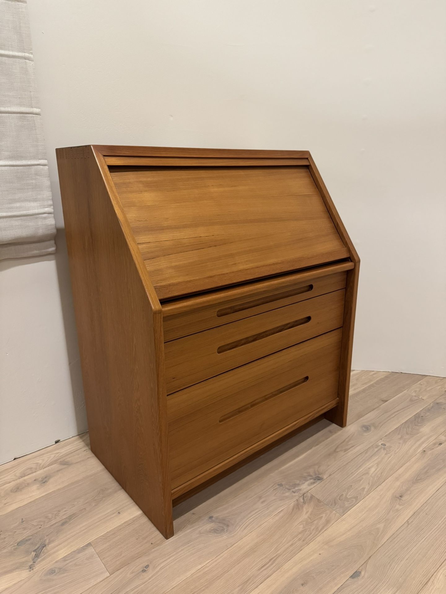 Copenhagen Midcentury Secretary Desk - Solid Wood