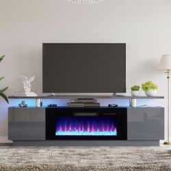 Fireplace TV Stand 
