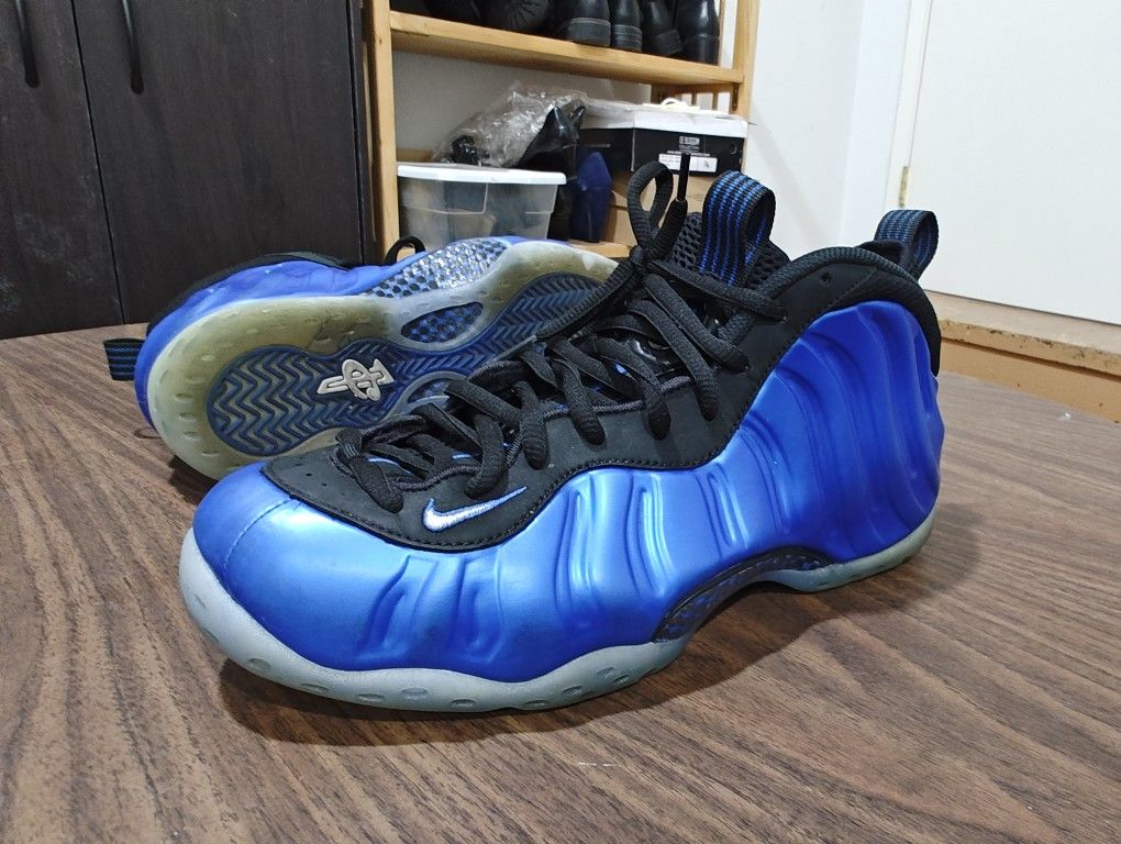 Nike Foamposite Royal Blue 2024 No Box 9.5 US
