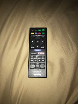 Original Sony blue ray control