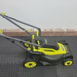 Ryobi Mower +Battery+Charger+Bag