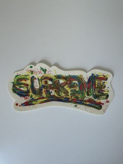 Supreme Paint Sticker