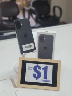 iPhone 16 6.1" (Unlocked) 128GB Good Black
